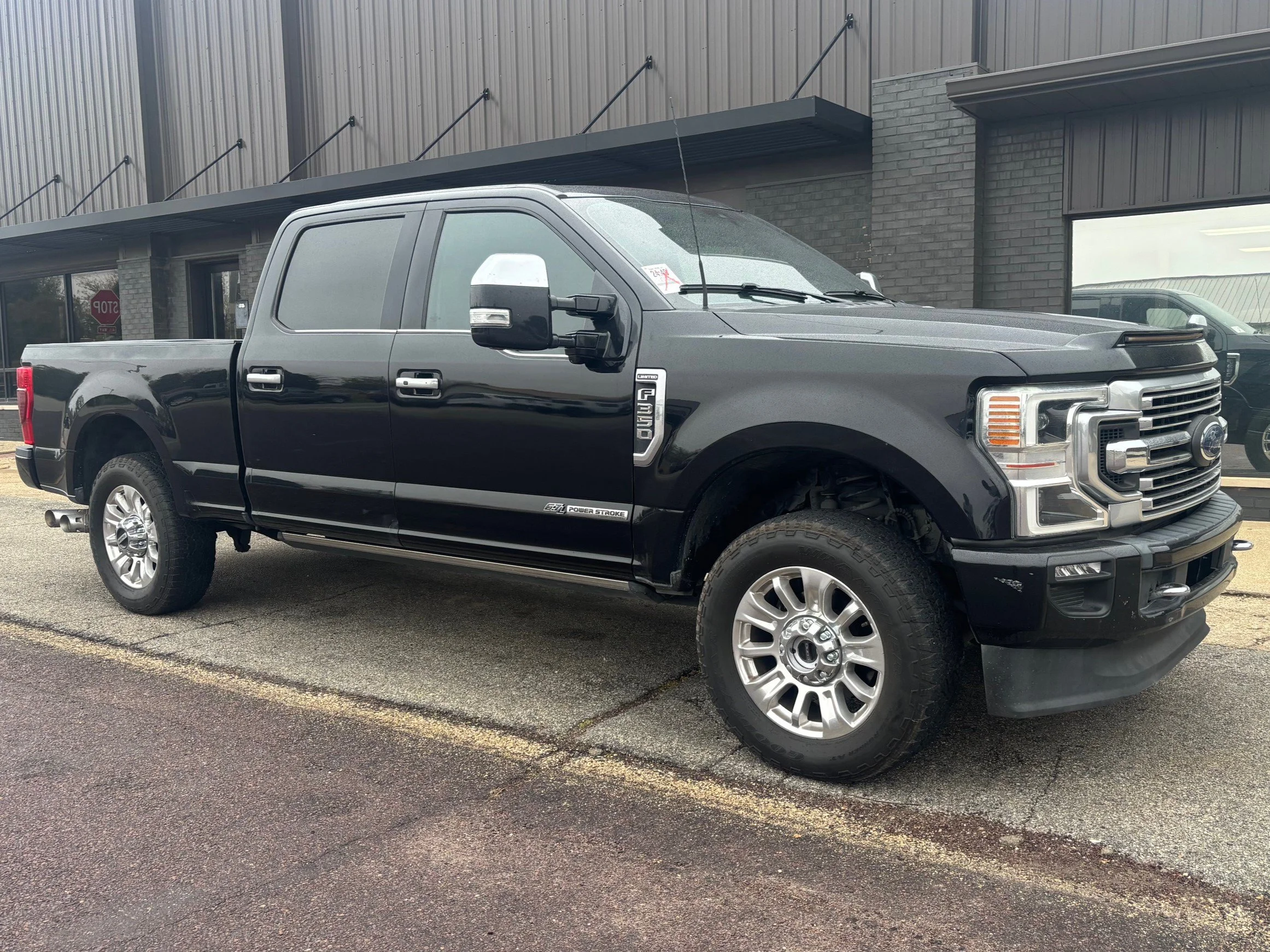 Used 2022 Agate Black Metallic Ford Limited image 3