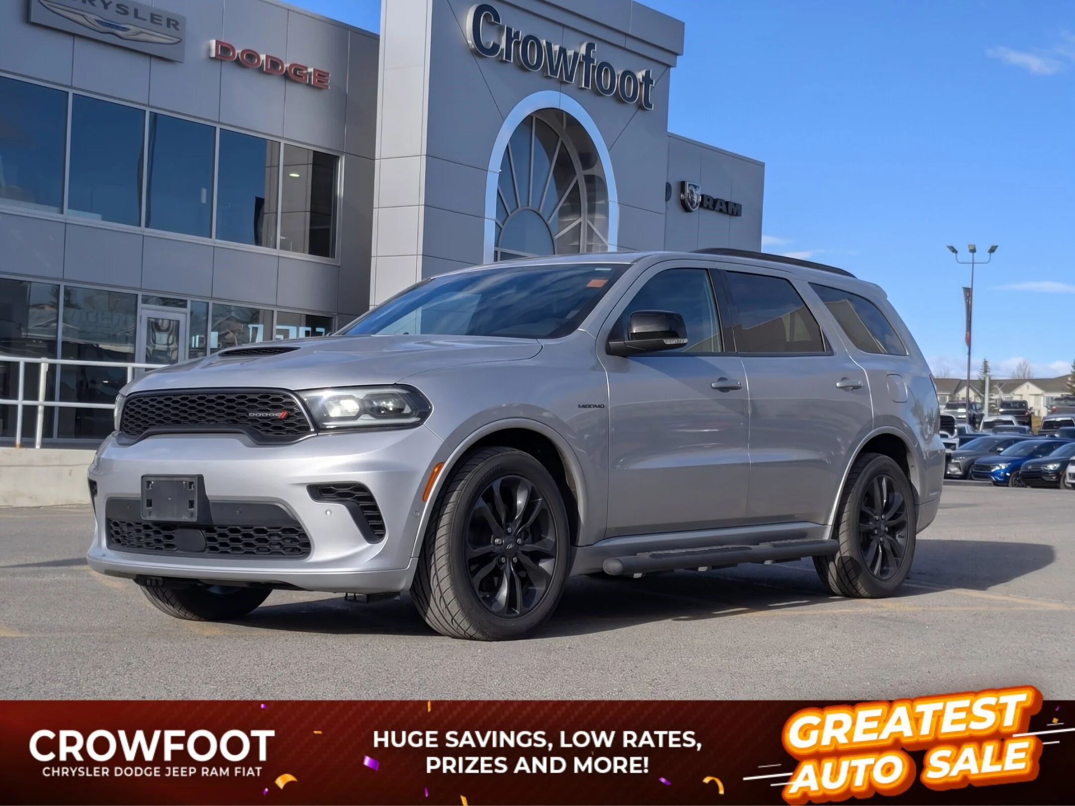 Certified Used 2024 triple nickel Dodge R/T Plus - - AWD - Blacktop Pkg - Fold N Tumble 2nd Row - Nappa Leather & More! image 1