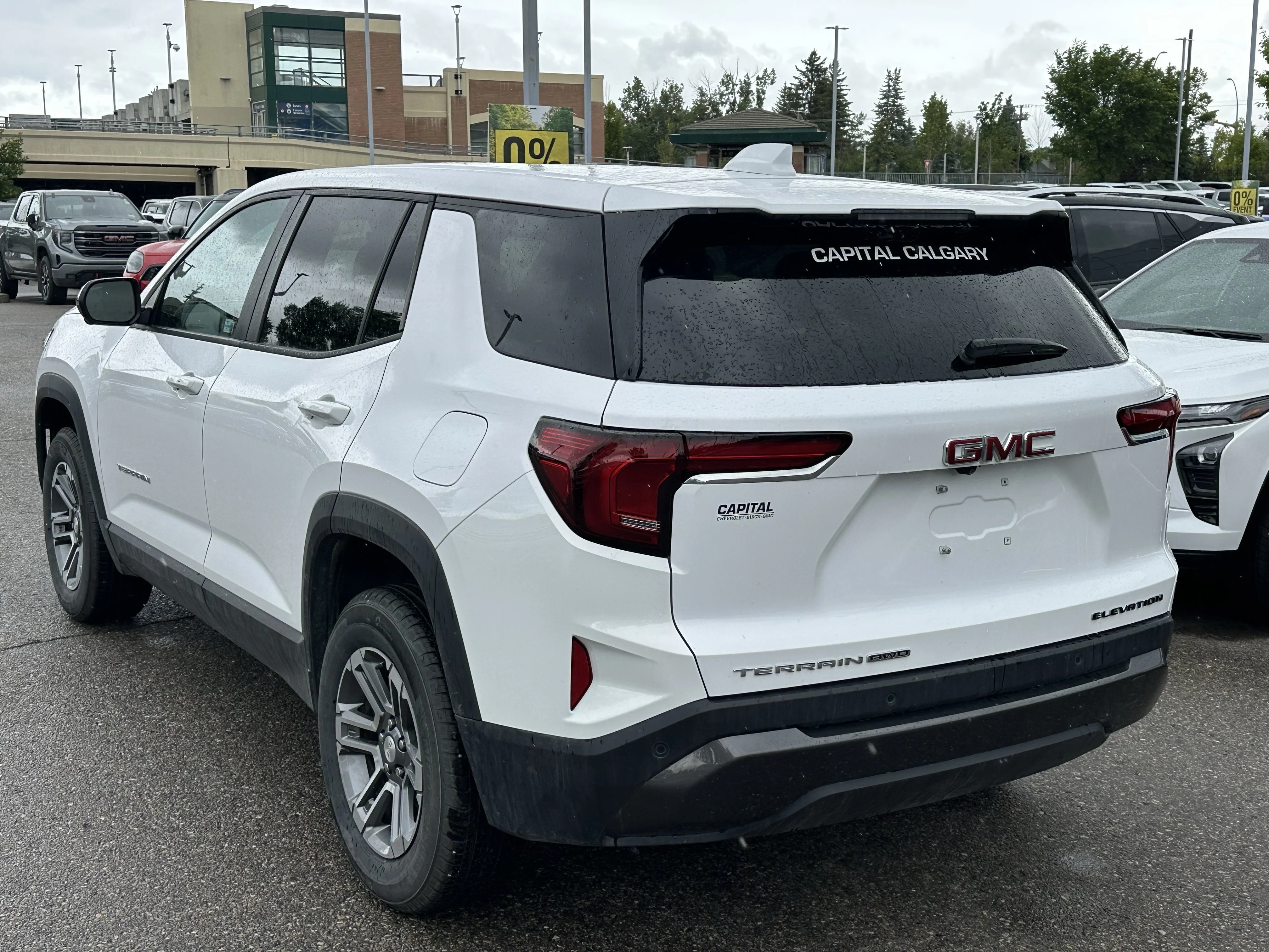 Certified Used 2025 White GMC AWD Elevation image 4