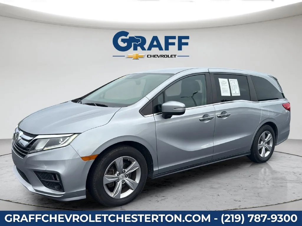 Used 2018 Honda Odyssey EX with VIN 5FNRL6H51JB064276 for sale in Burns Harbor, IN