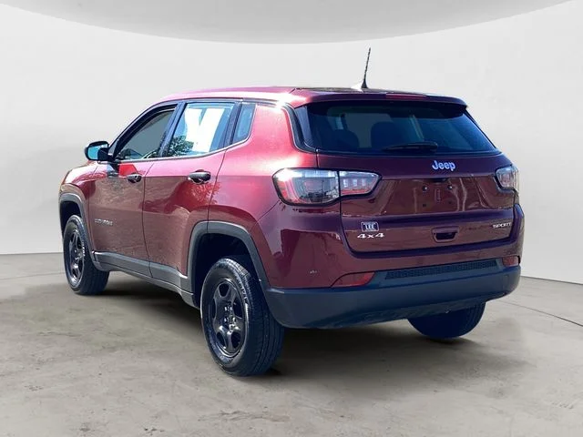 Used 2021 Velvet Red Pearlcoat Jeep Sport image 3