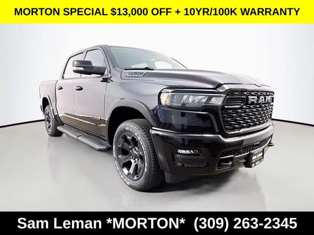 New 2026 Diamond Black Crystal Pearl-Coat Exterior Paint Ram Big Horn/Lone Star image 1