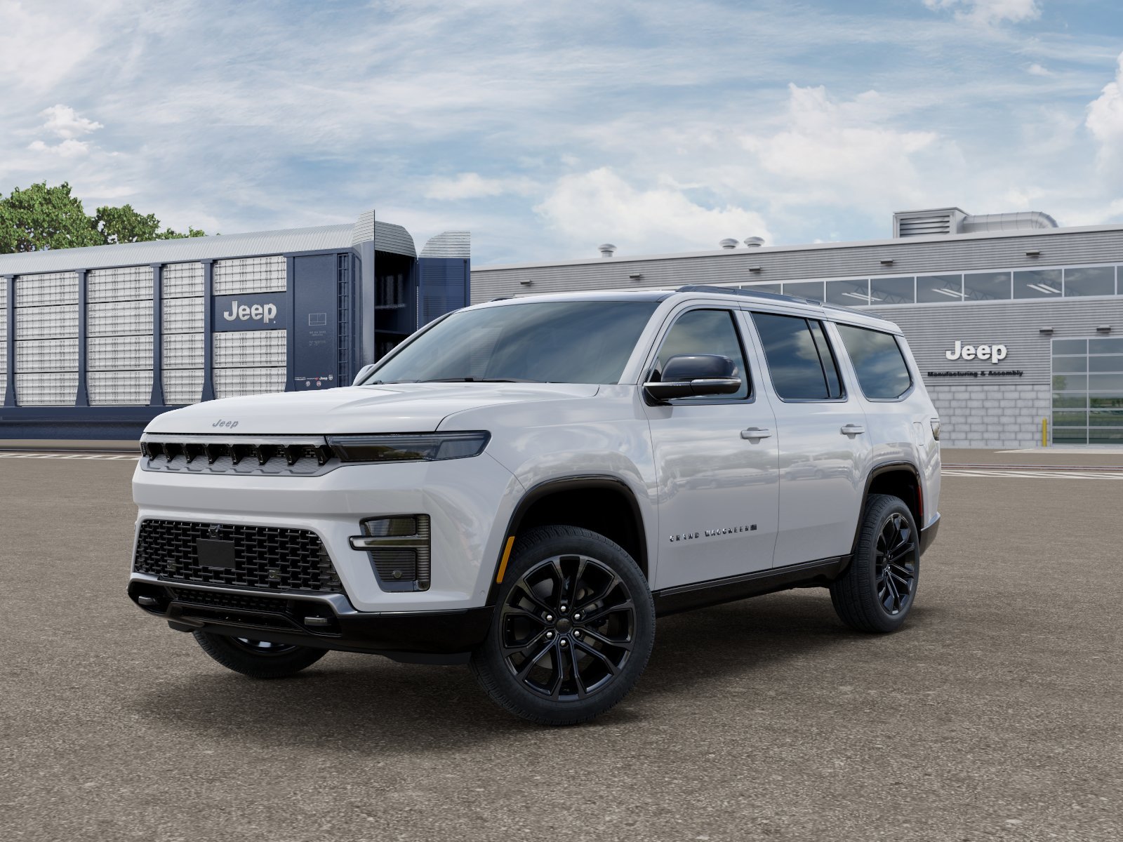 New 2026 Bright White Clear-Coat Exterior Paint Jeep Summit Reserve image 1