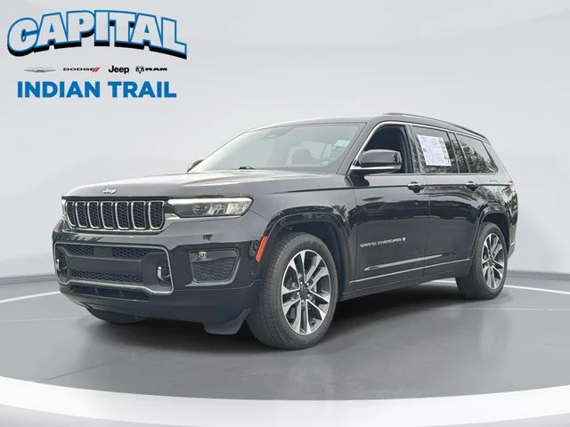 Used 2021 Black Jeep Overland image 1