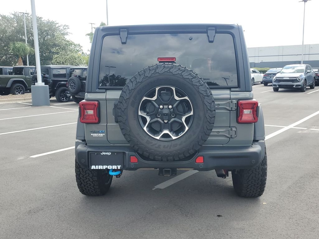 Used 2021 Gray Jeep Unlimited Rubicon 4xe image 6