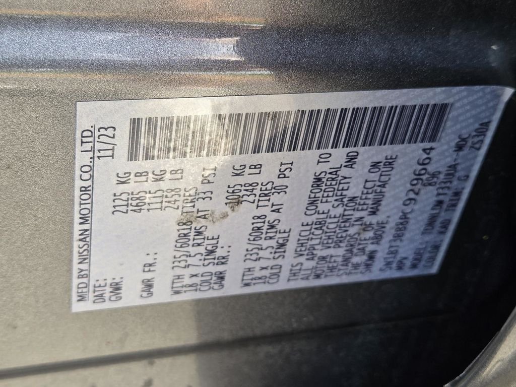 Used 2023 Gun Metallic Nissan SV image 45