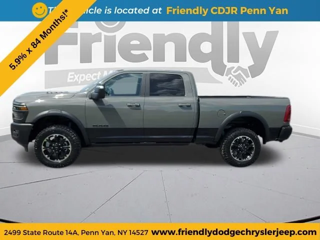 New 2026 Ceramic Gray Clear-Coat Exterior Paint RAM Rebel image 2