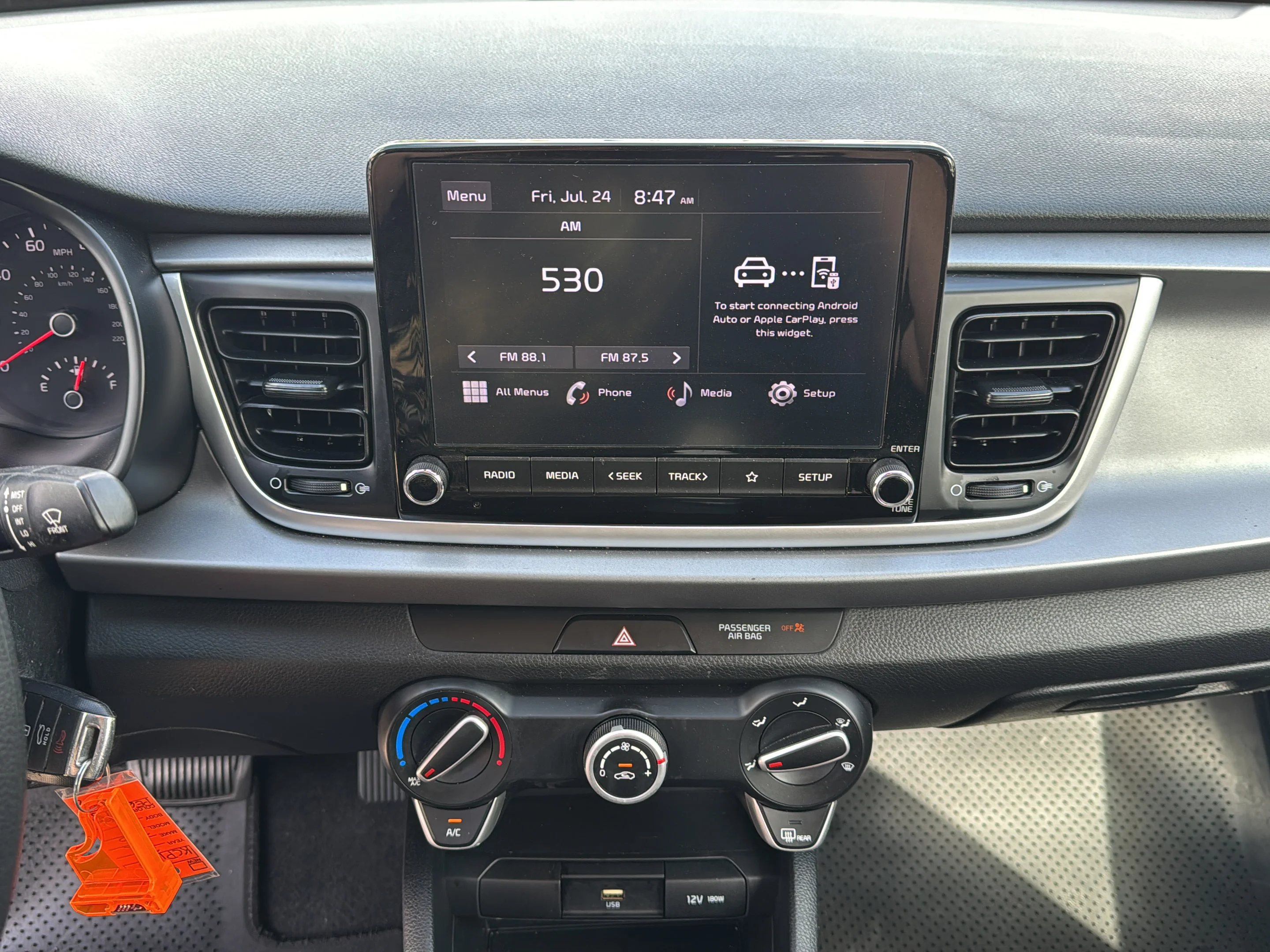 Used 2023 Aurora Black Kia S image 22