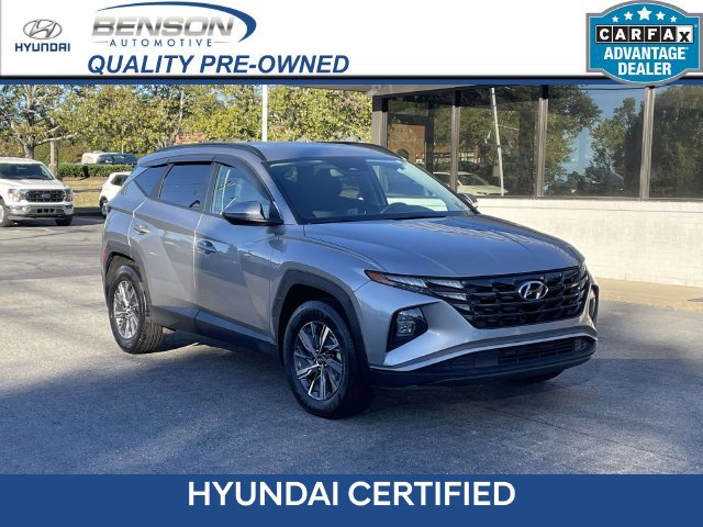 Certified Used 2023 Shimmering Silver Hyundai Blue image 1