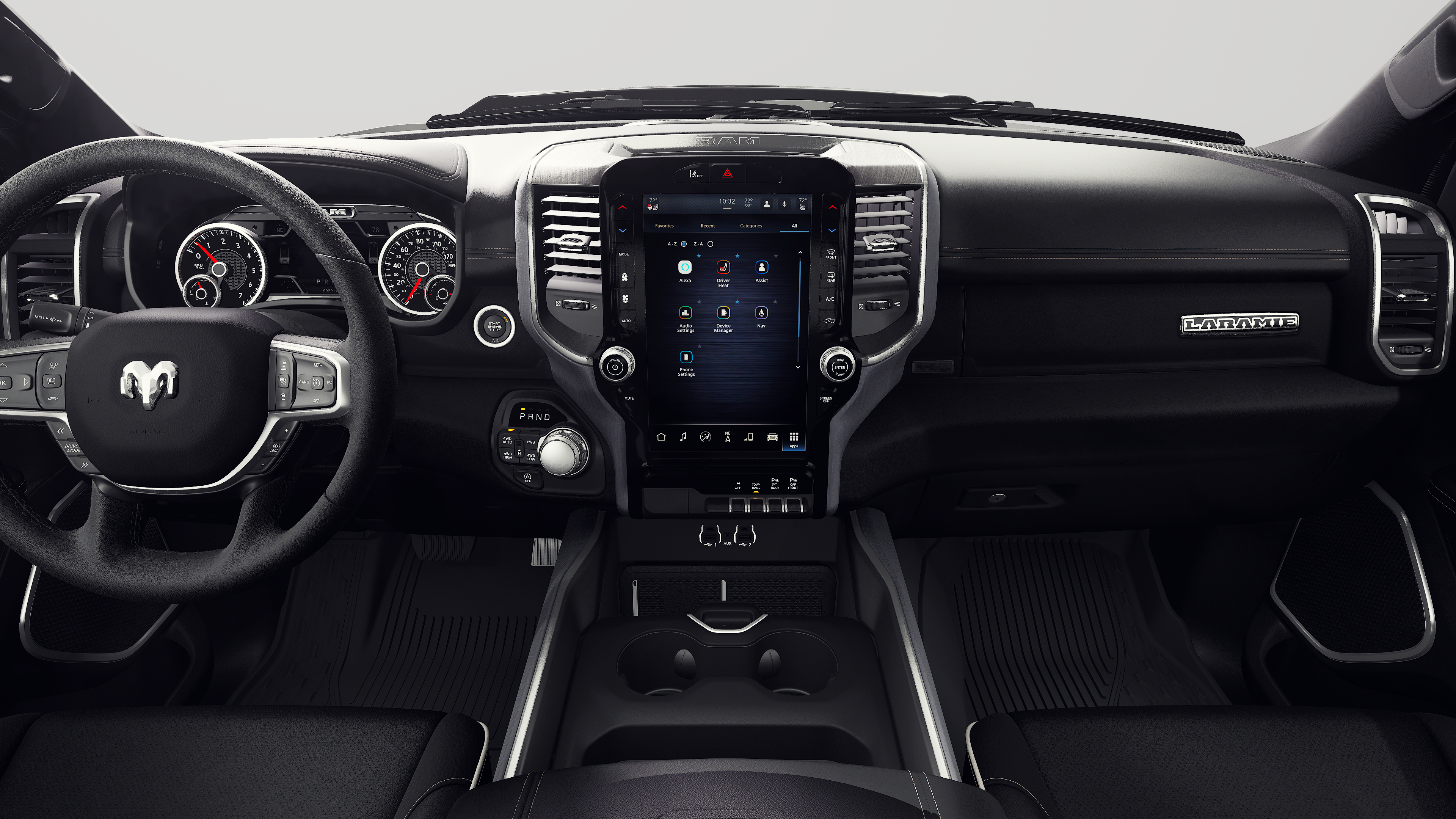 New 2027 Diamond Black Crystal Pearl-Coat Exterior Paint RAM Laramie image 6