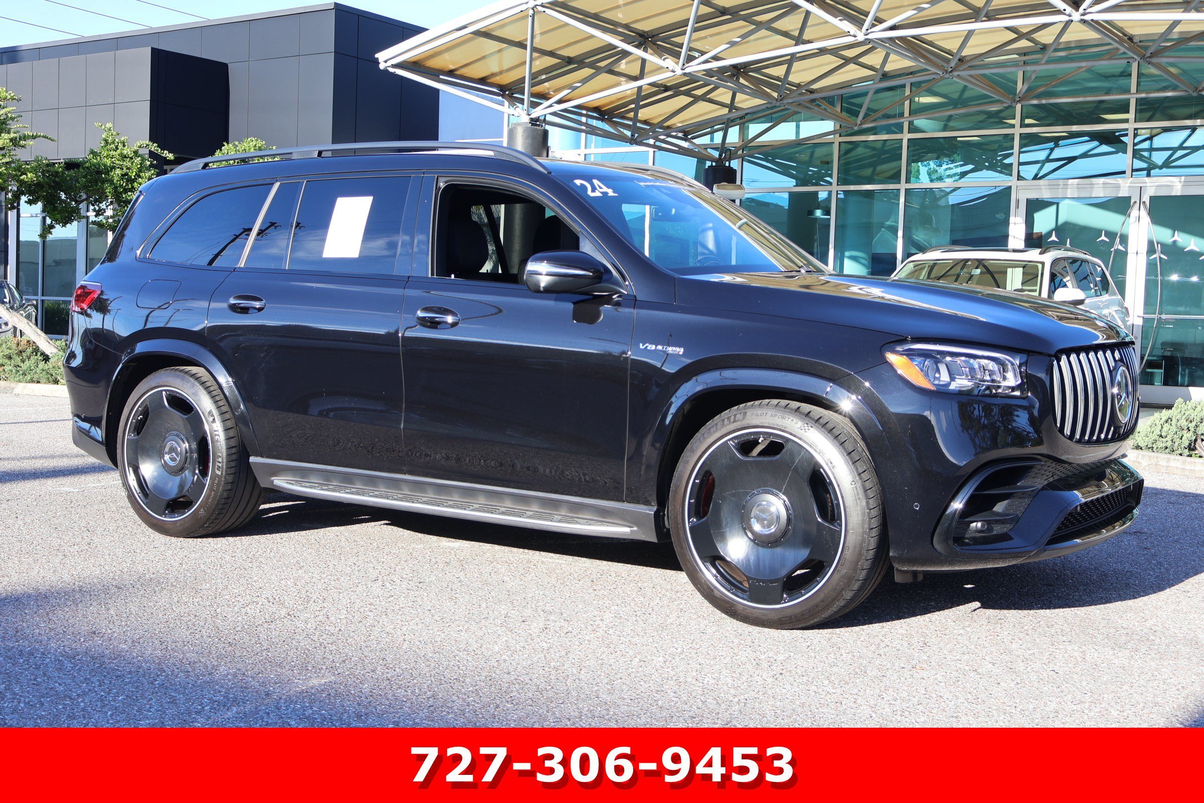 Certified Used 2024 Obsidian Black Metallic Mercedes-Benz AMG® GLS 63 image 13
