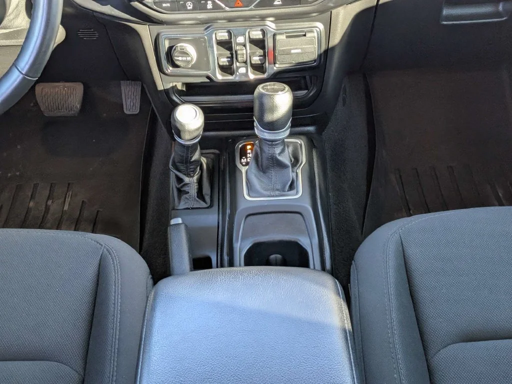 Certified Used 2021 Bright White Clearcoat Jeep Sport image 16