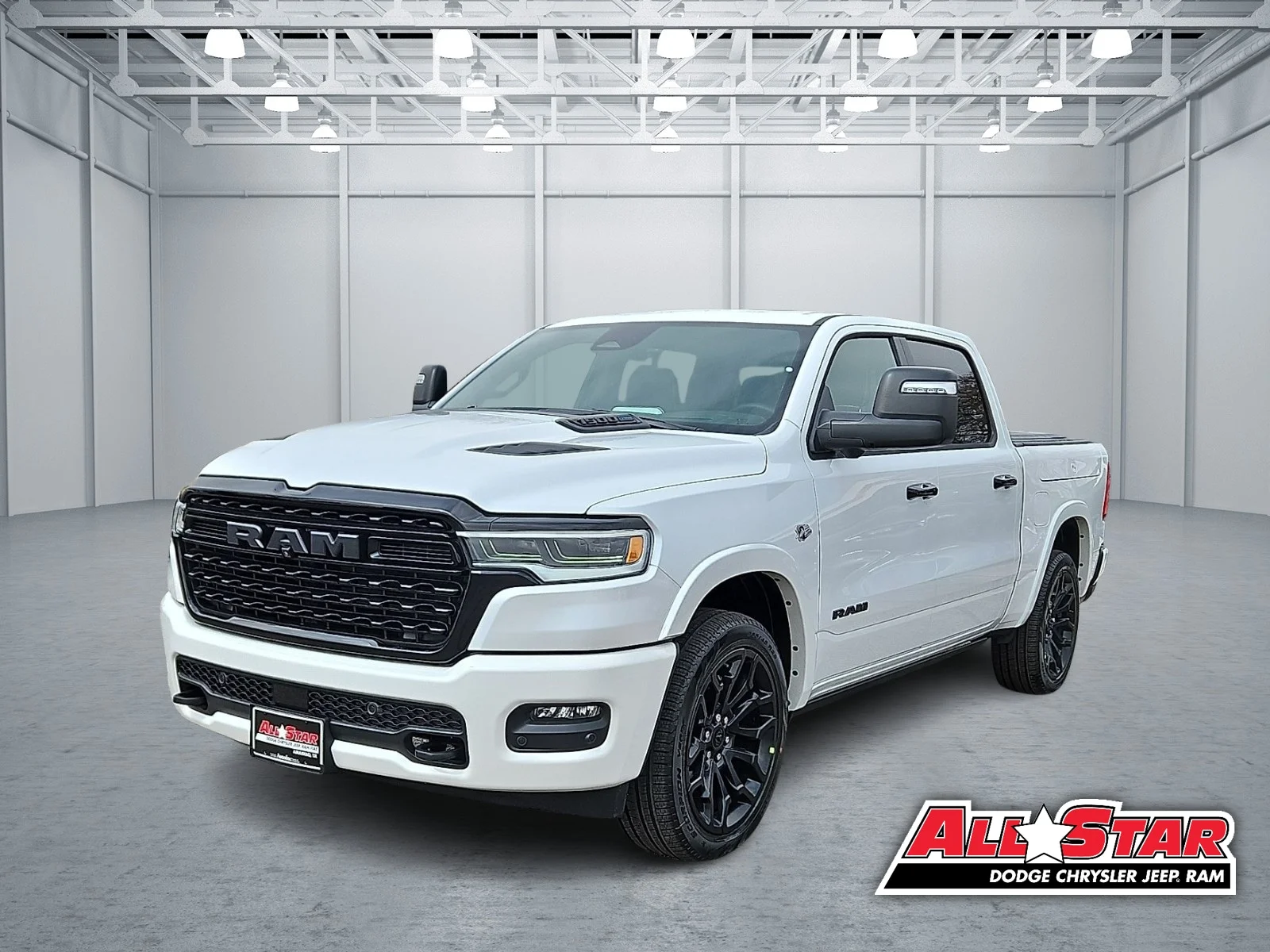 New 2026 Ivory White Tri-Coat Pearlcoat Ram LIMITED CREW CAB 4X4 5