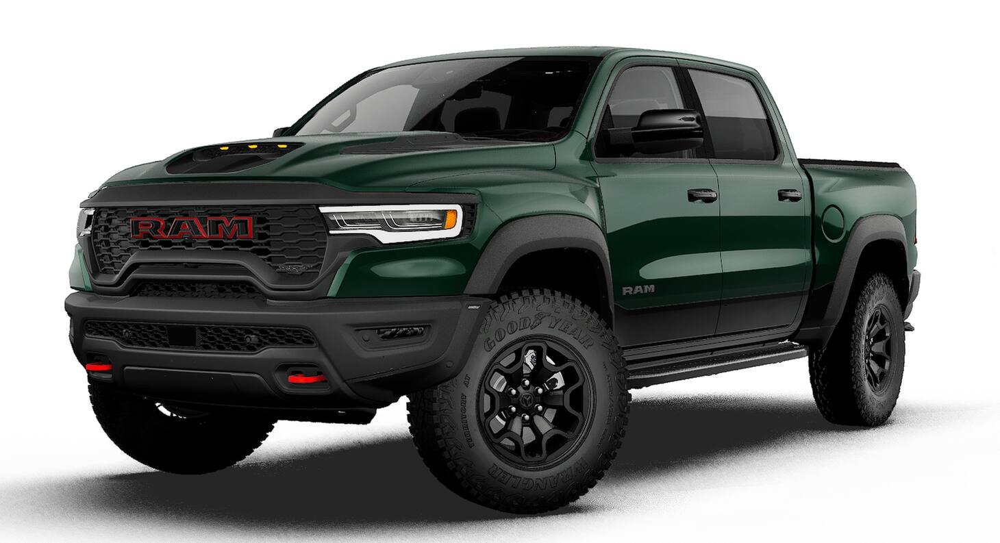 New 2027 Serrano-Green Metallic Exterior Paint RAM RHO image 1