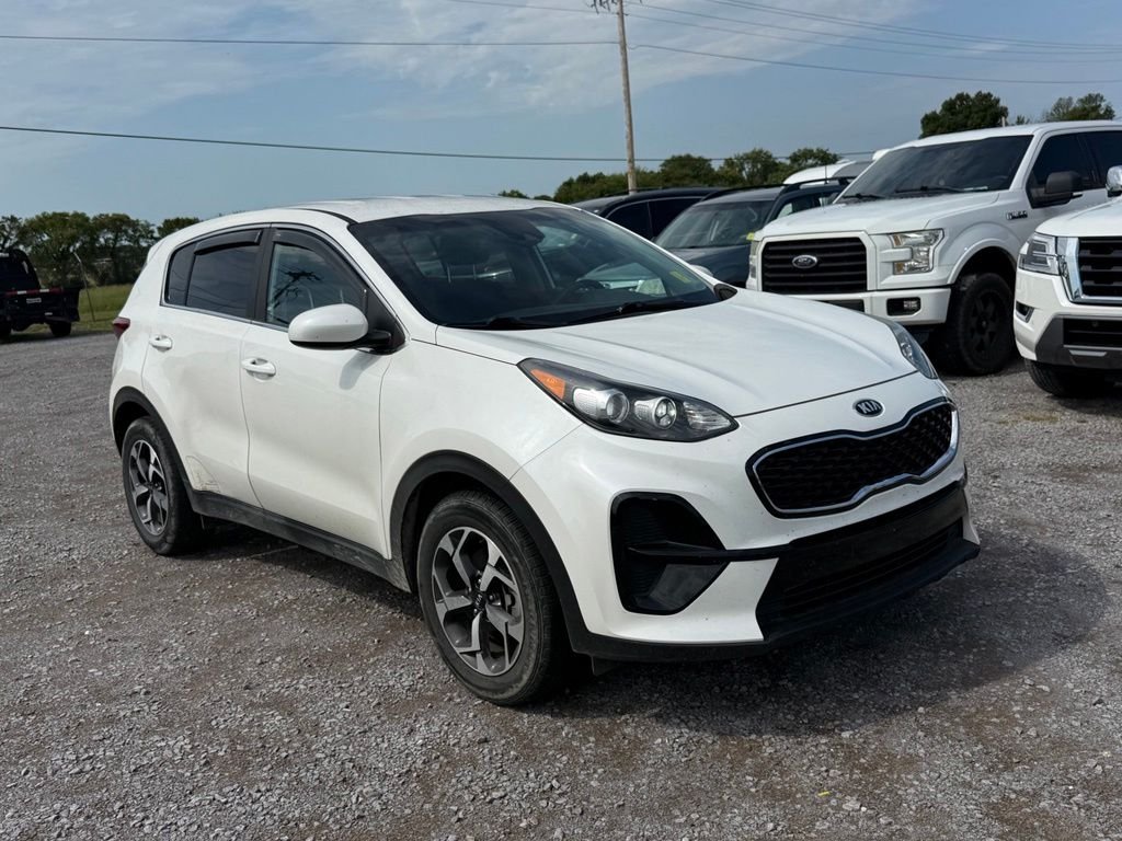 Used 2021 White Kia LX image 2