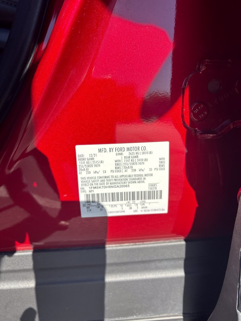 Used 2022 Red Ford XLT image 17
