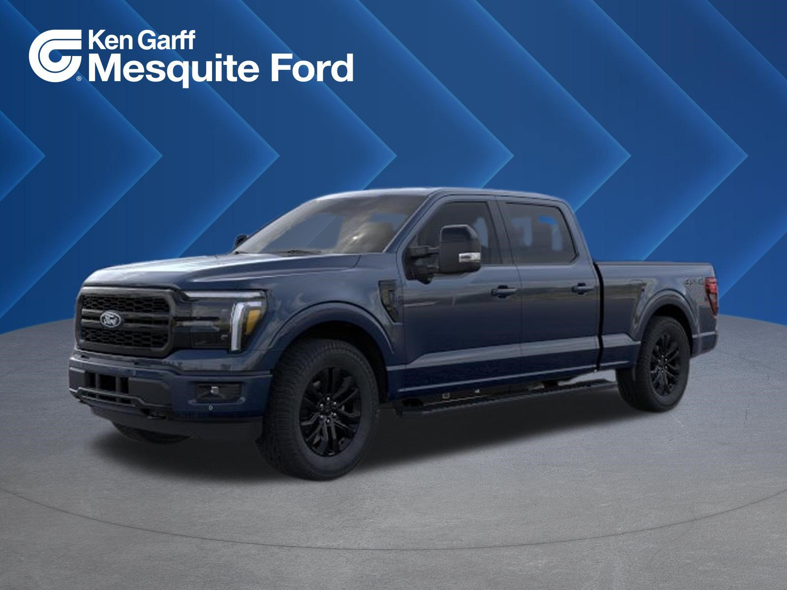 New 2026 Antimatter Blue Metallic Ford LARIAT image 1