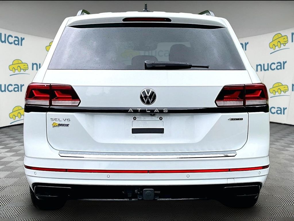 Used 2023 White Volkswagen 3.6L V6 SEL R-Line image 6