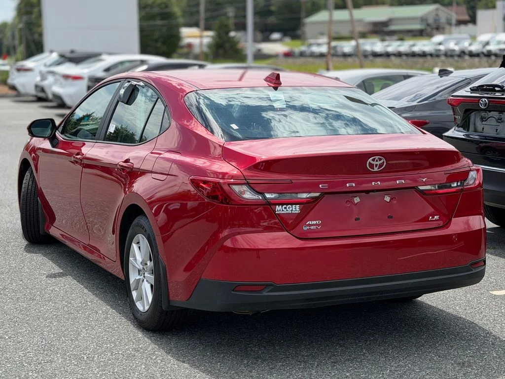 Certified Used 2025 Red Toyota LE image 3