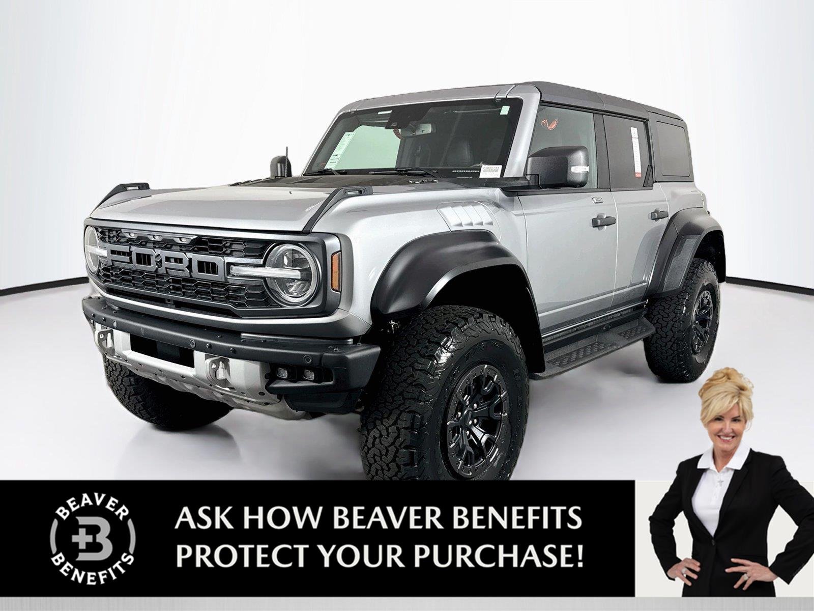 Used 2023 Iconic Silver Metallic Ford Raptor image 1