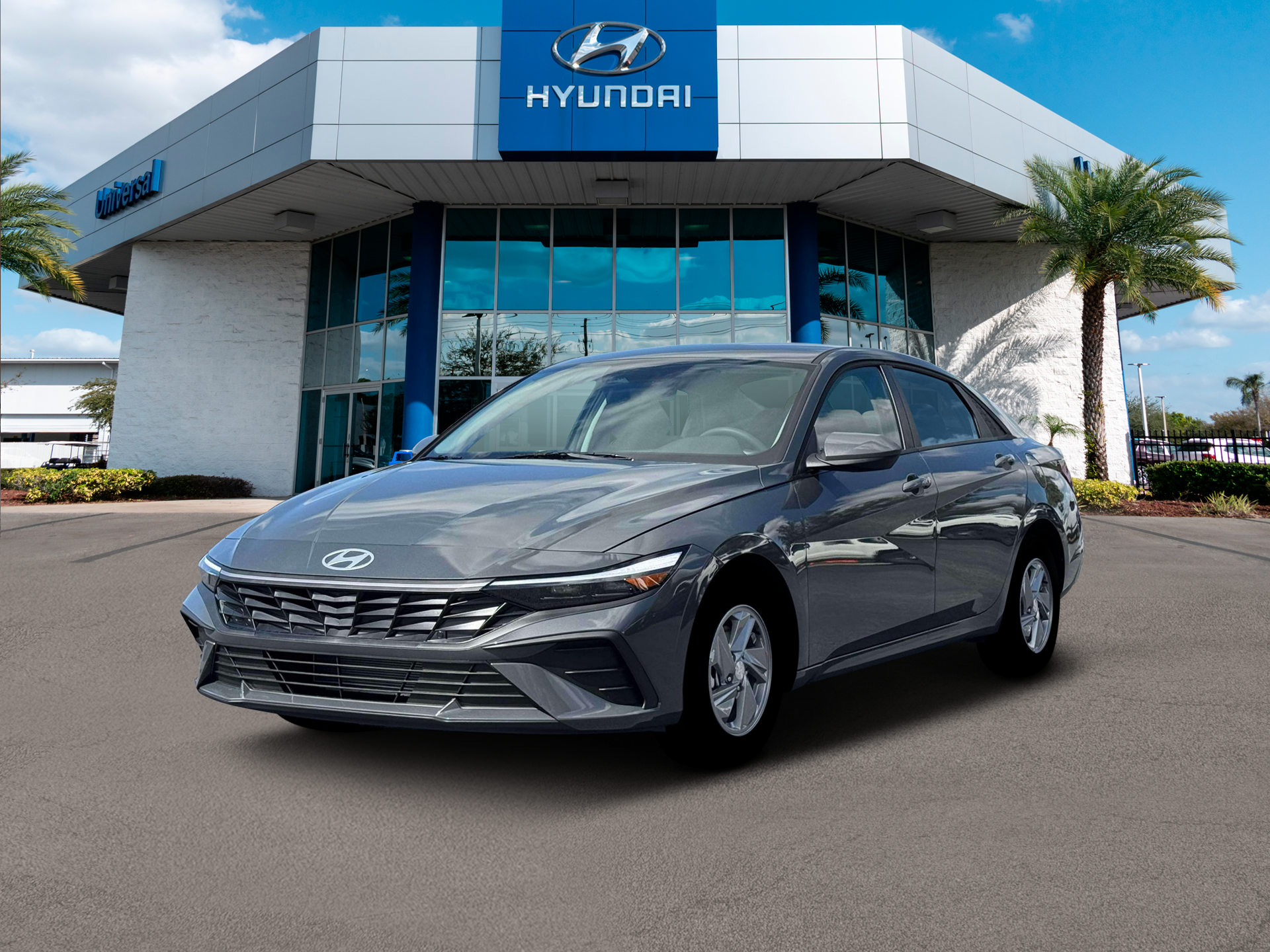 New 2026 Gray Hyundai SE image 1