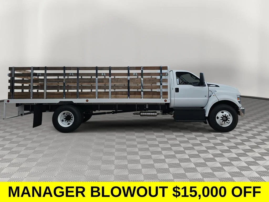 New 2024 Oxford White Ford F-650 SD Gas Straight Frame image 2