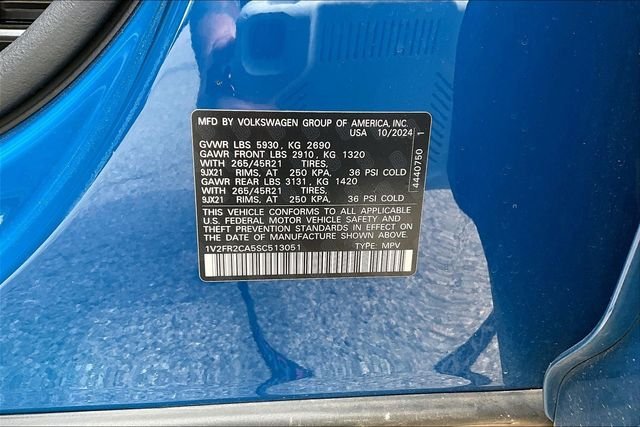 Used 2025 Blue Volkswagen 2.0T SEL Premium R-Line image 36