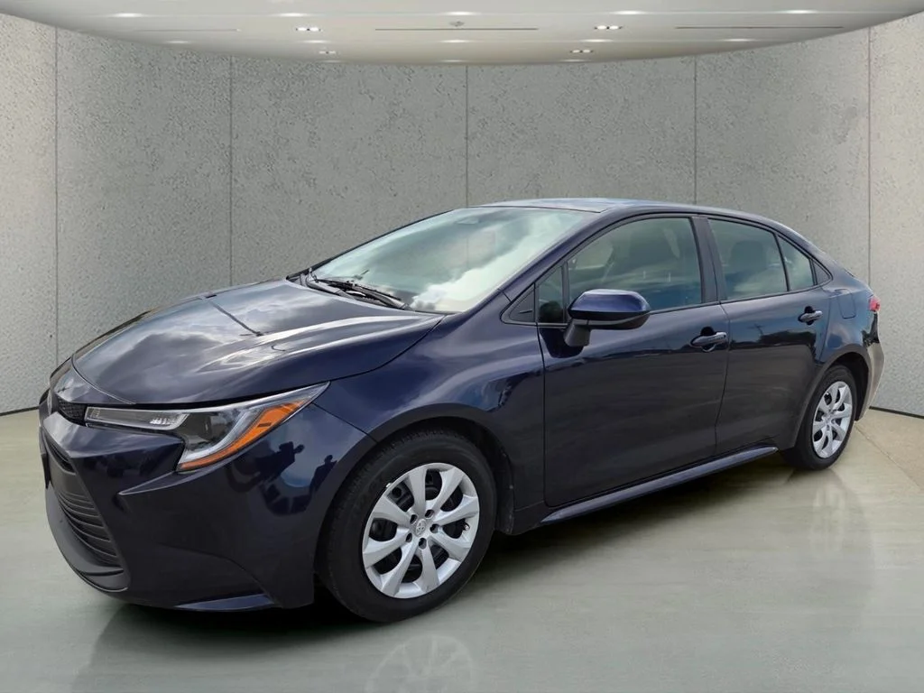 Used 2023 Blue Toyota LE image 9