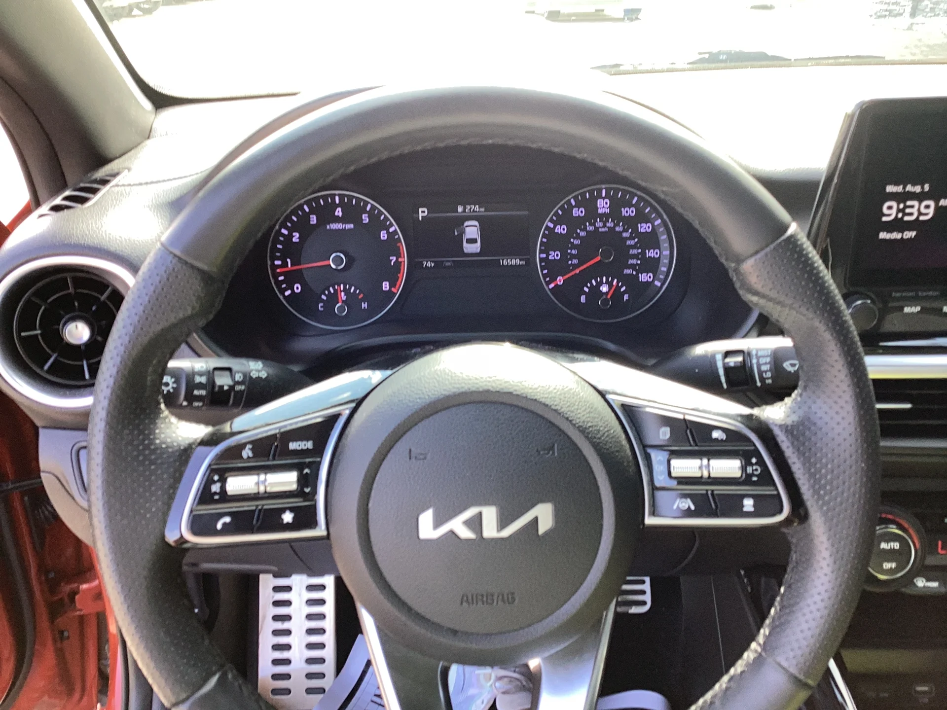 Used 2023 Fire Orange Kia GT-Line image 13