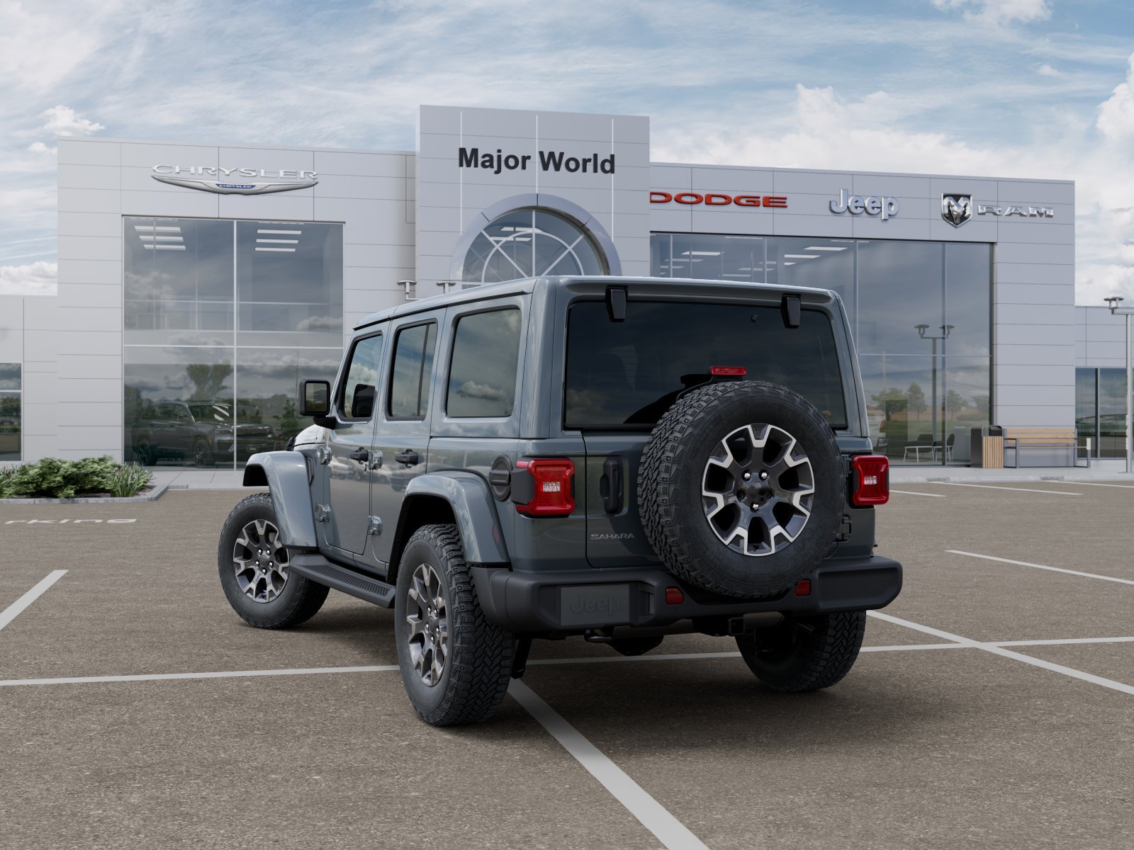 New 2026 Anvil Clear-Coat Exterior Paint Jeep Sahara image 3