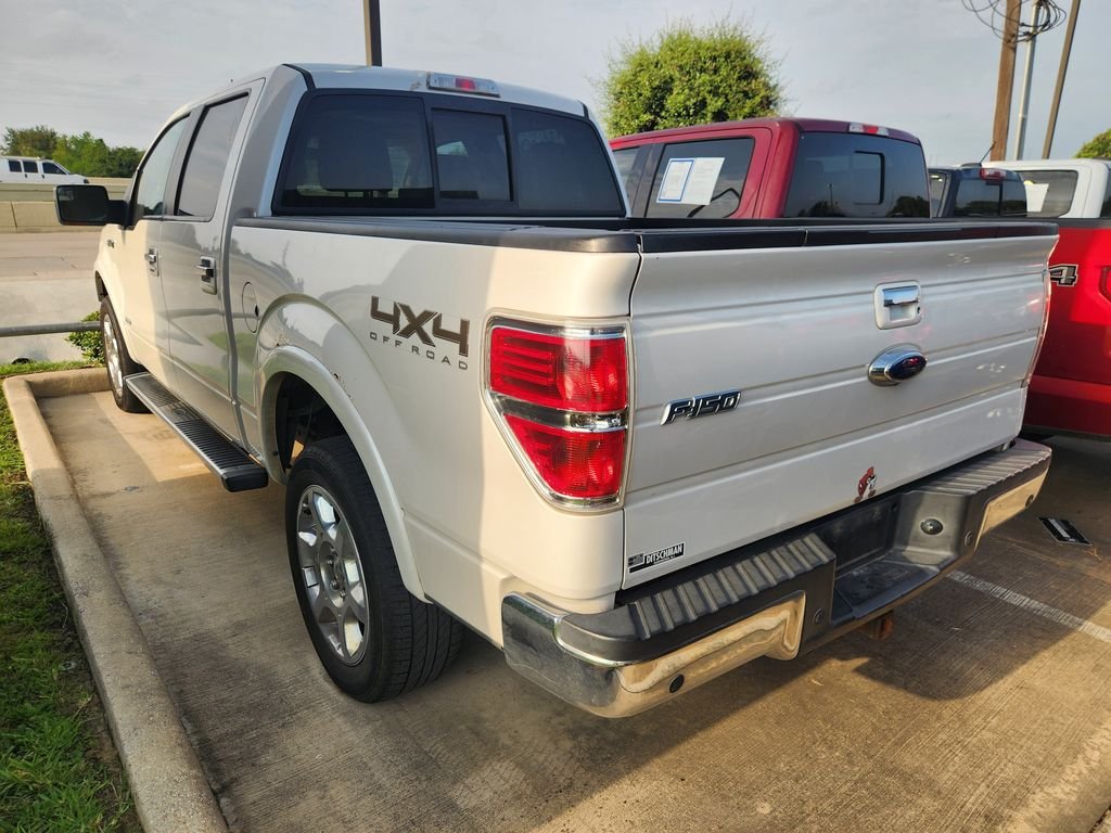 Used 2013 White Platinum Metallic Tri-Coat Ford Lariat image 5