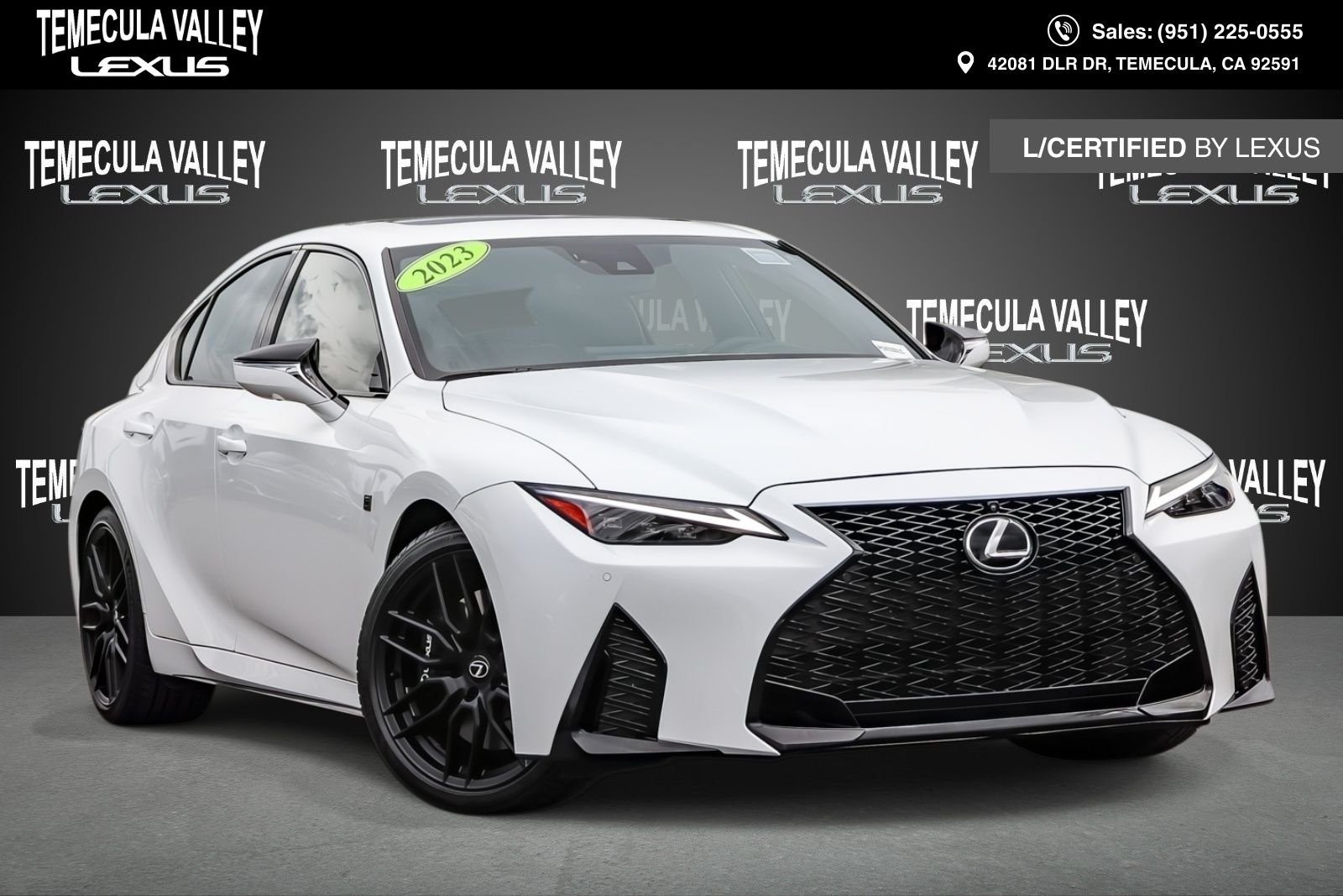 Certified Used 2023 White Lexus 500 F SPORT Performance Premium image 1
