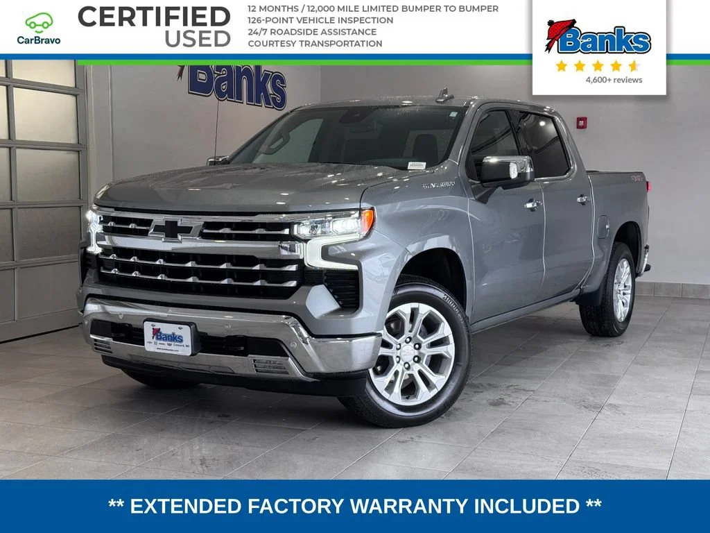 Certified Used 2023 Sterling Gray Metallic Chevrolet LTZ image 1