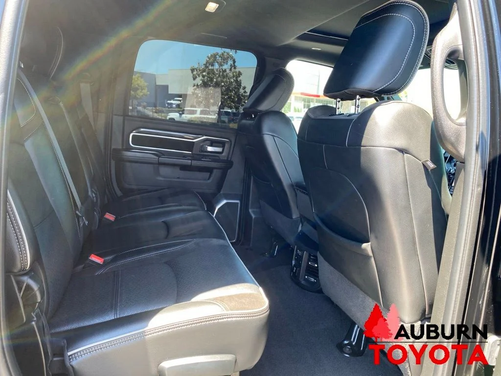 Used 2022 Diamond Black Crystal Pearlcoat Ram Laramie image 19
