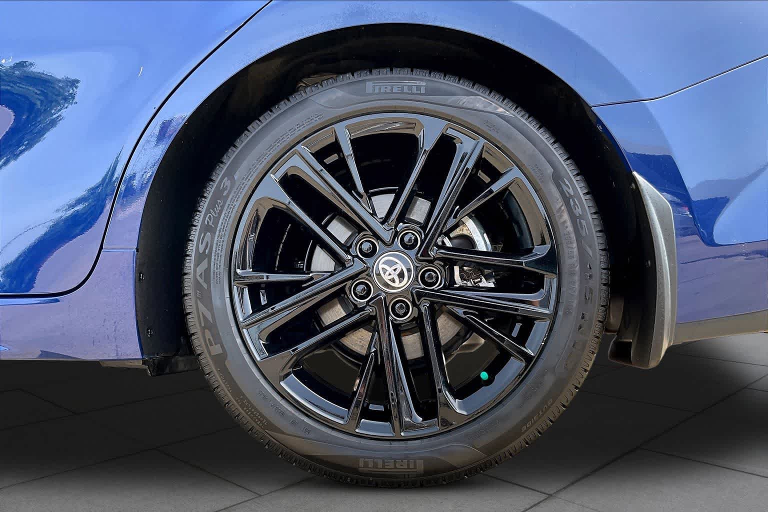 Used 2025 Reservoir Blue Toyota SE image 11