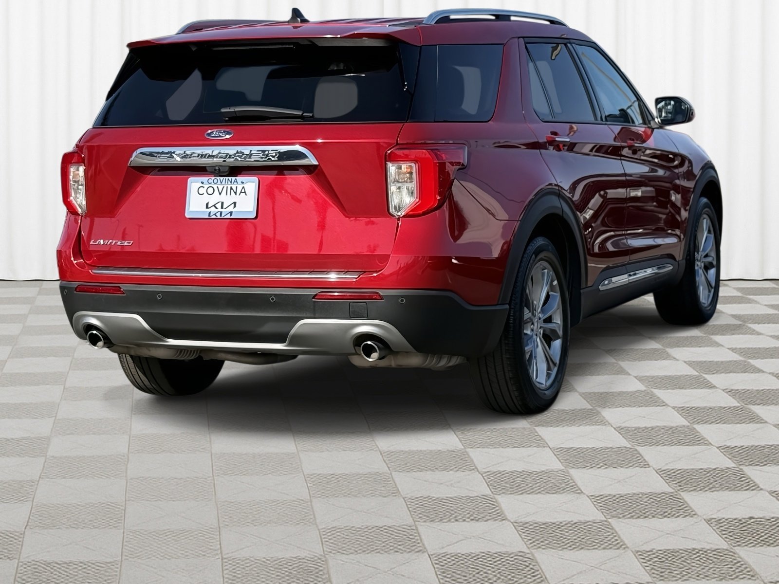 Used 2024 Rapid Red Metallic Tinted Clearcoat Ford Limited image 8