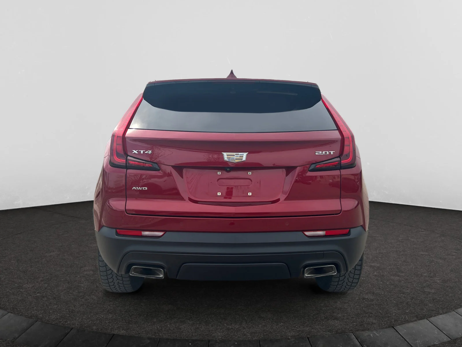 Used 2019 RED Cadillac AWD LUXURY AWD image 4