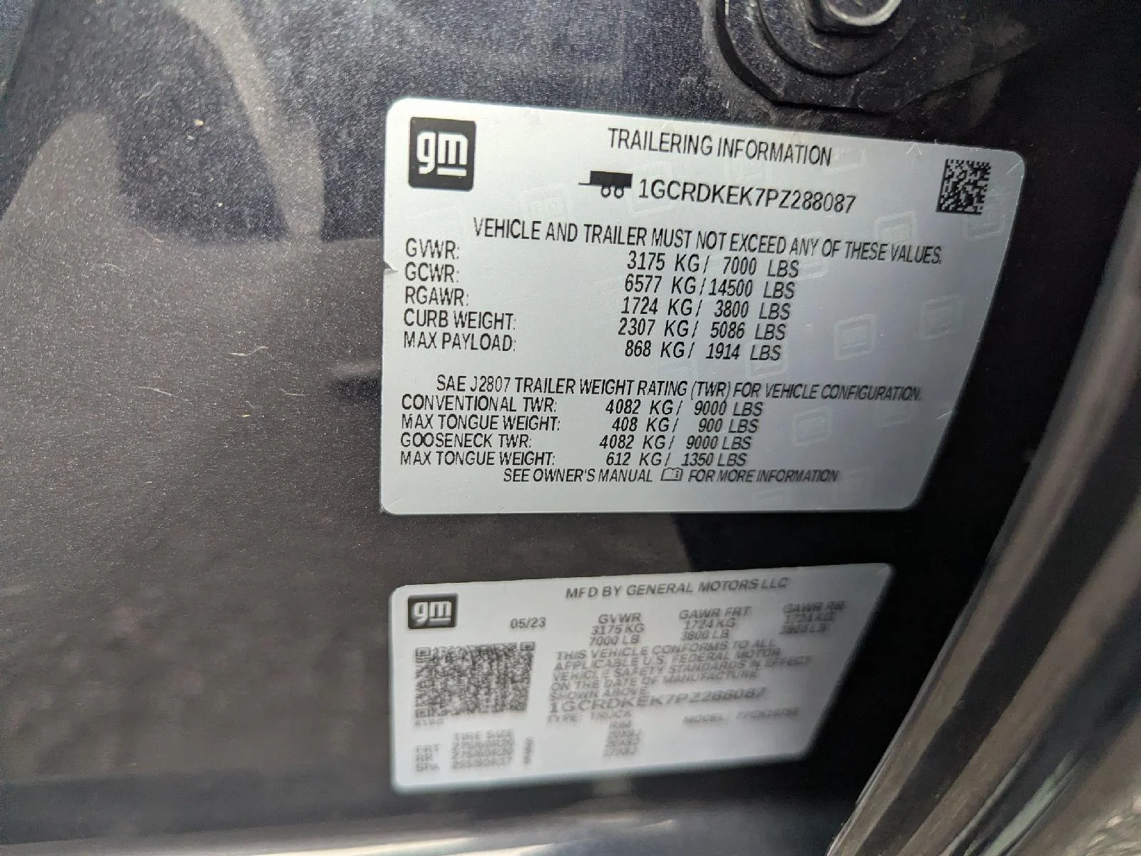 Used 2023 Dark Ash Metallic Chevrolet LT (2FL) image 29