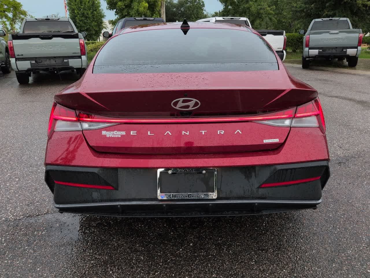 Used 2024 Ultimate Red Metallic Hyundai Blue image 5