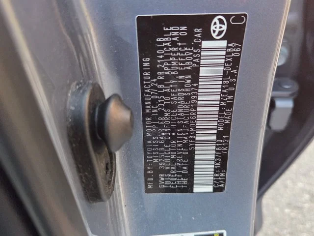 Used 2024  Toyota LE image 7