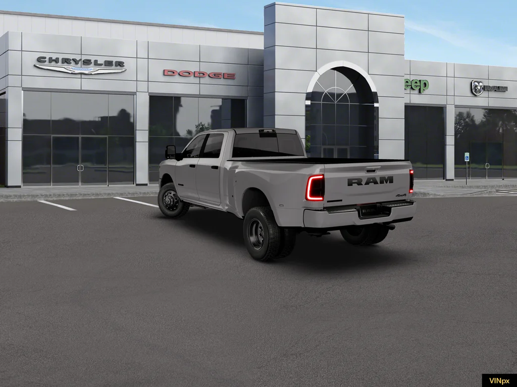 New 2026 Ceramic Gray Clear-Coat Exterior Paint RAM Big Horn Night Edition image 4