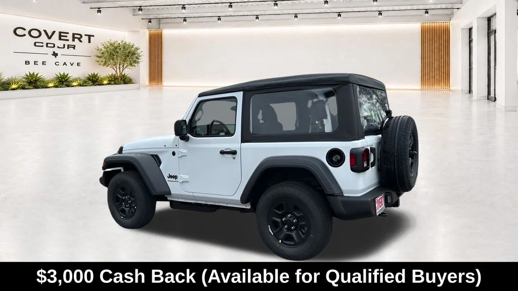 New 2026 Bright White Clear-Coat Exterior Paint Jeep Sport image 8
