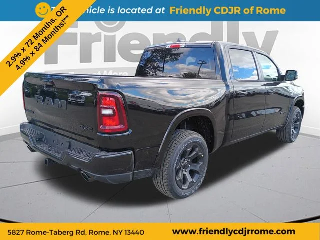New 2026 Diamond Black Crystal Pearl-Coat Exterior Paint RAM Big Horn/Lone Star image 5