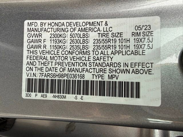 Used 2023 Lunar Silver Metallic Honda Sport Touring image 12