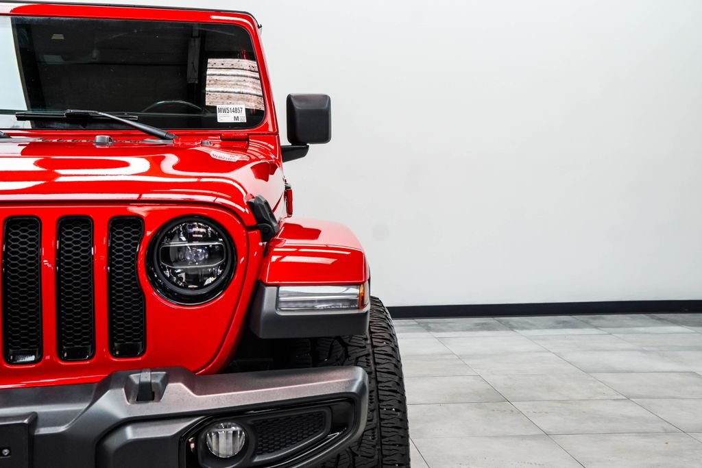 Used 2021 Red Jeep Unlimited Sahara Altitude image 8