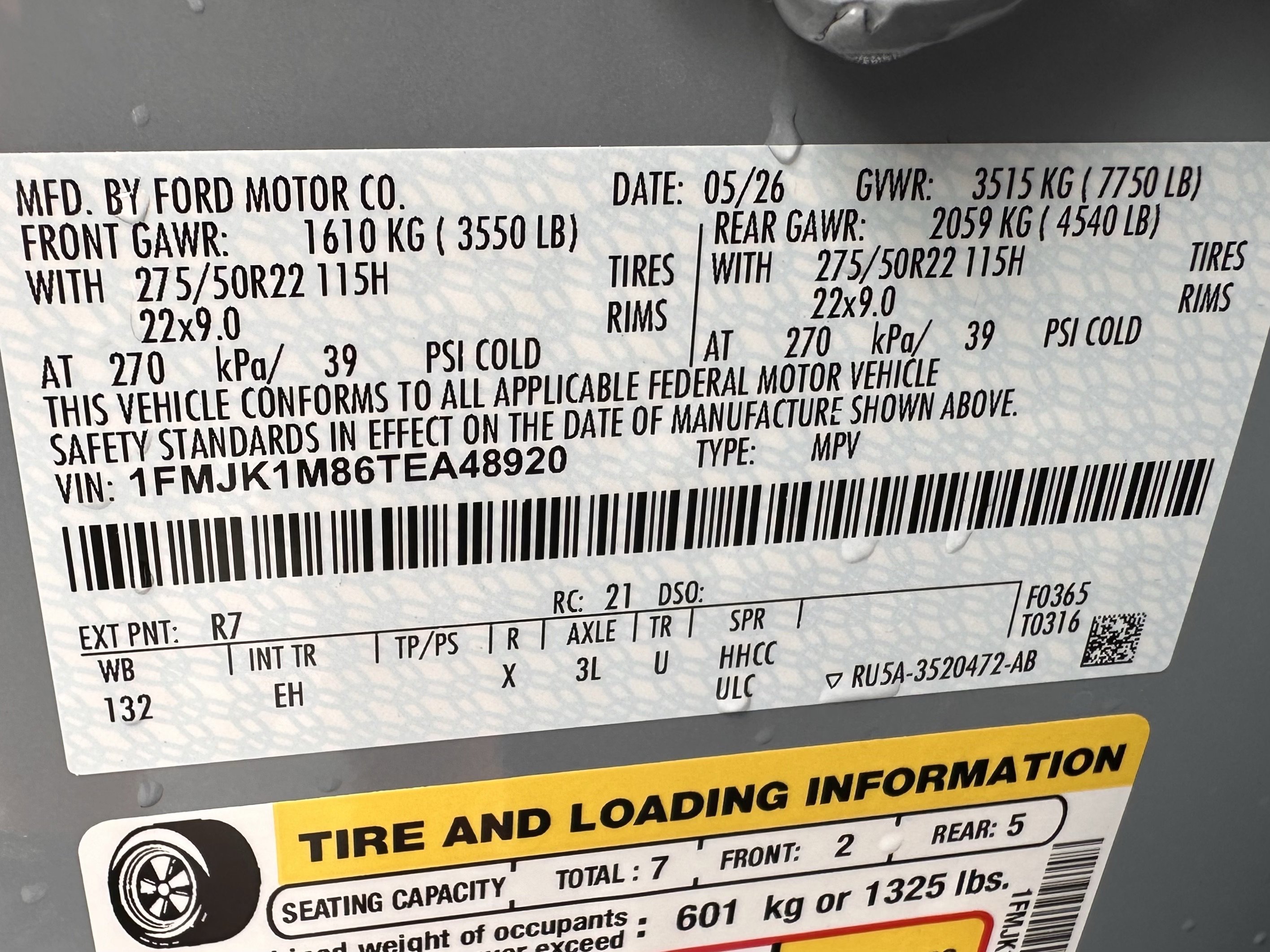 New 2026 Glacier Gray Metallic Tri-Coat Ford MAX Platinum® image 31