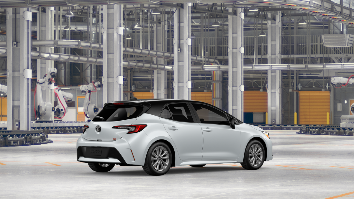 New 2027 Wind Chill Pearl with Black roof Toyota SE image 10