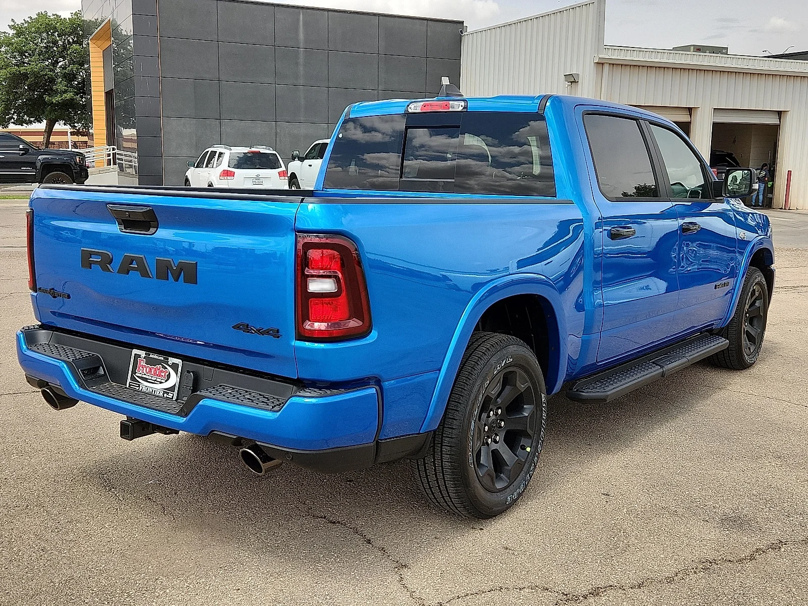 New 2026 Hydro Blue Pearl-Coat  Paint Ram LONE STAR CREW CAB 4X4 5