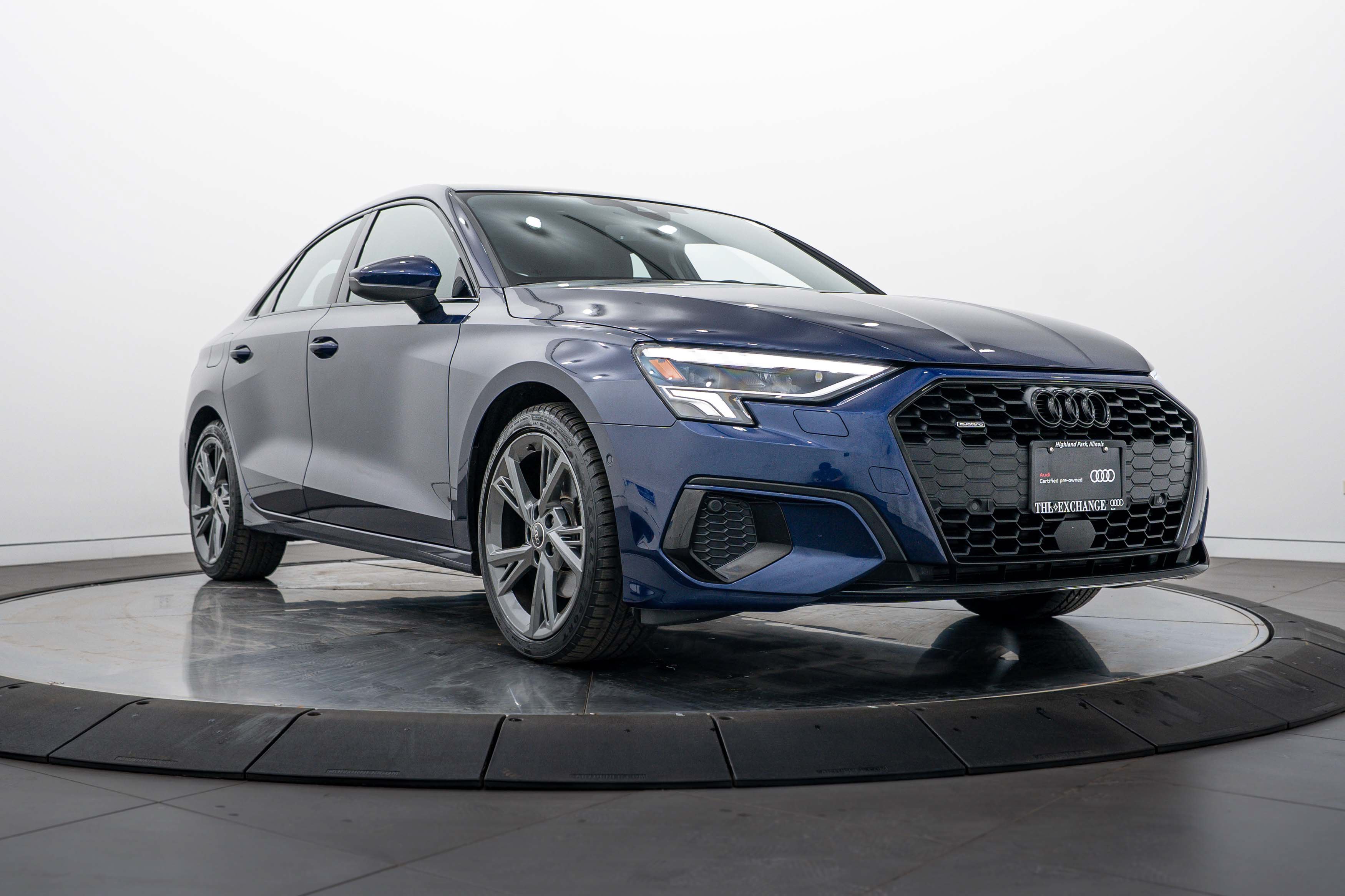 Certified Used 2024 Navarra Blue Metallic Audi Premium image 1