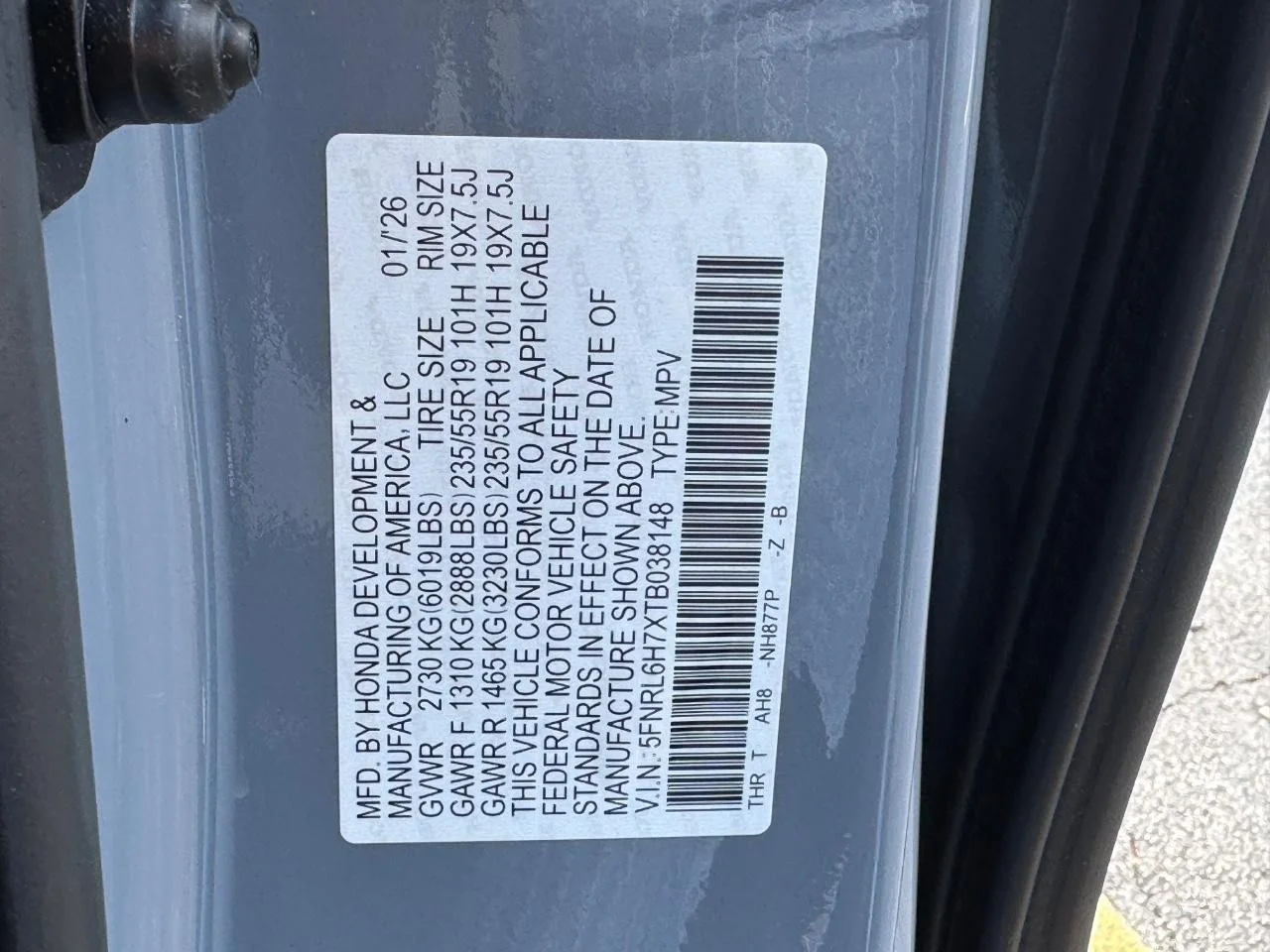 2026 Honda Odyssey Sport L - Photo 28